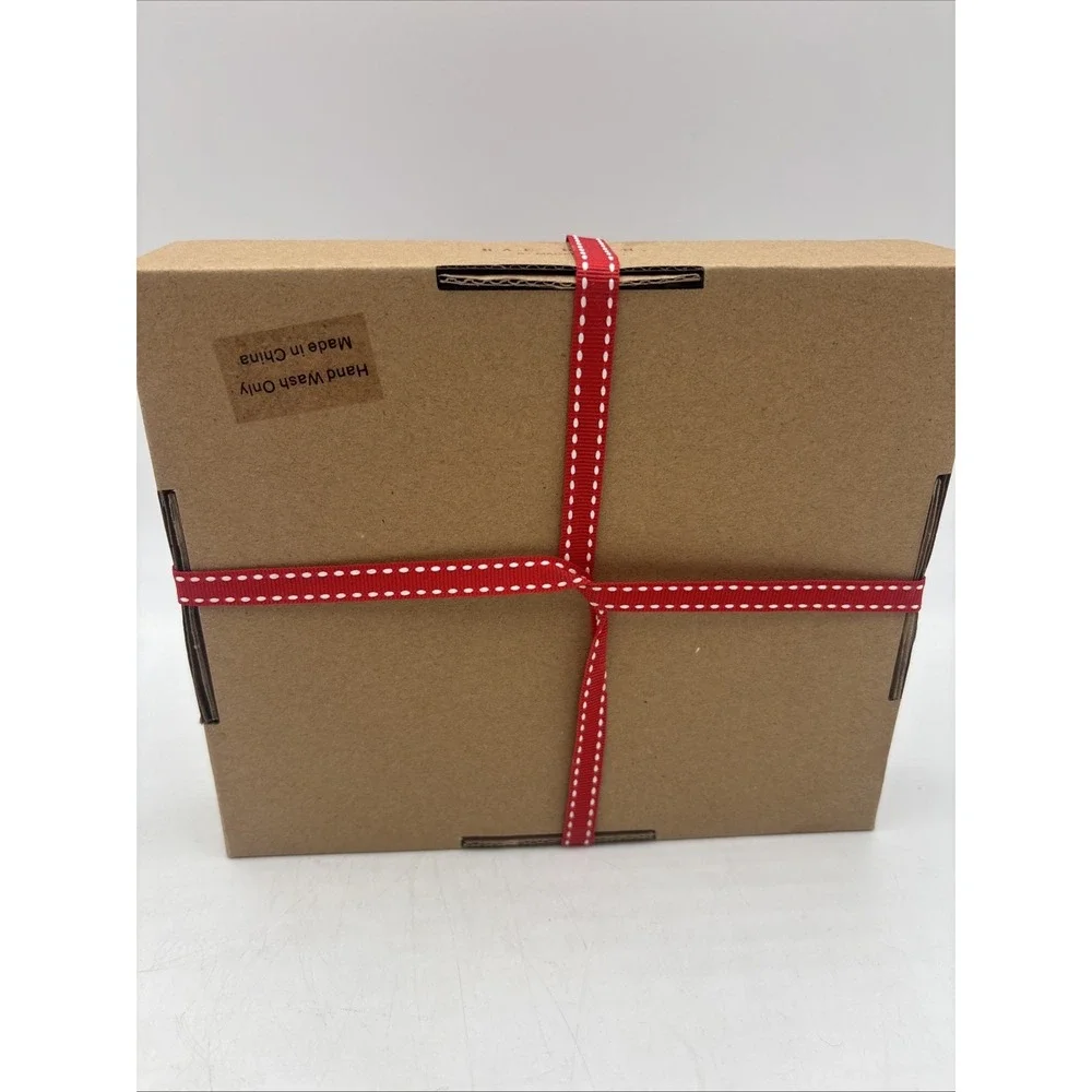 Rae Dunn Christmas Joy And Fa La La Cheese Cutting Board And Knife Red Gift Set